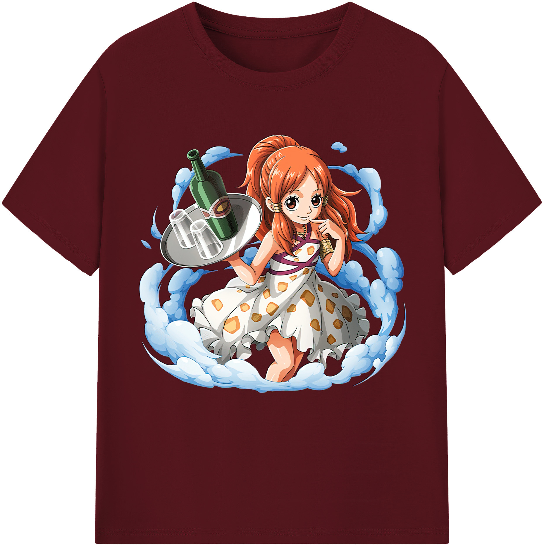 ワンピース ナミ ONE PIECE Nami 綿100％半袖Tシャツ（フロントプリント）